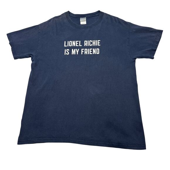 Vintage Y2K Lionel Richie Is My Friend Myspace T Shirt Men's Large Rare